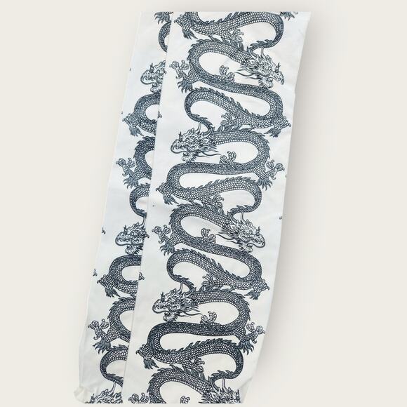 MOTEL ROCKS Zoven Trouser Womens S Dragon Rope White High Rise Pants lightweight - Picture 5 of 9